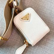 Prada Re-Edition 2005 Saffiano White Leather Bag  - 2