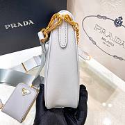 Prada Re-Edition 2005 Saffiano Blue Leather Bag - 6