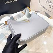 Prada Re-Edition 2005 Saffiano Blue Leather Bag - 4