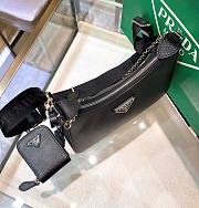 Prada Re-Edition 2005 Saffiano Black Leather Bag - 2