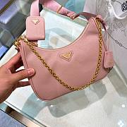 Prada Re-Edition 2005 Saffiano Pink Leather Bag - 4