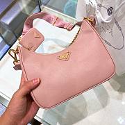 Prada Re-Edition 2005 Saffiano Pink Leather Bag - 3