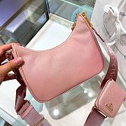 Prada Re-Edition 2005 Saffiano Pink Leather Bag - 2