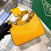 Prada Re-Edition 2005 Saffiano Yellow LeatherBag - 6