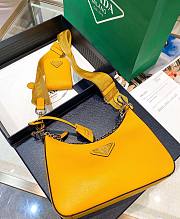 Prada Re-Edition 2005 Saffiano Yellow LeatherBag - 5