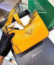 Prada Re-Edition 2005 Saffiano Yellow LeatherBag - 4