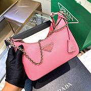 Prada Re-Edition 2005 Saffiano New Pink Leather Bag - 2