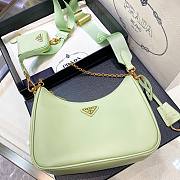 Prada Re-Edition 2005 Saffiano Green Leather Bag - 1