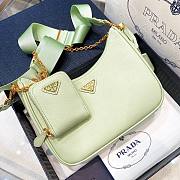 Prada Re-Edition 2005 Saffiano Green Leather Bag - 2