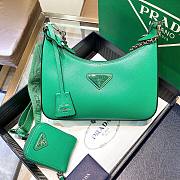 Prada Re-Edition 2005 Saffiano New Green Leather Bag - 3