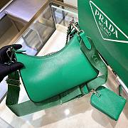 Prada Re-Edition 2005 Saffiano New Green Leather Bag - 4