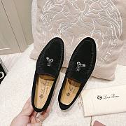 Lora Piana black suede flats - 2