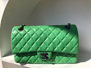 Chanel classic flap green 25cm bag - 1