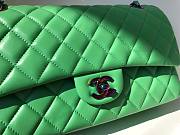 Chanel classic flap green 25cm bag - 2