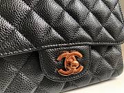 Chanel classic flap black 17cm bag - 3