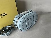 Fendi Blue O'lock Mini Leather Camera Bag - 5