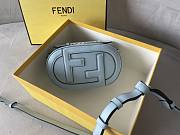 Fendi Blue O'lock Mini Leather Camera Bag - 3