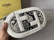 Fendi White O'lock Mini Leather Camera Bag - 2