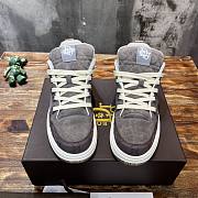 Dior B9S ERL Grey Leather Sneaker - 2