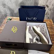 Dior B9S ERL Grey Leather Sneaker - 3