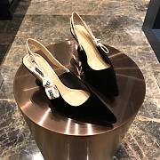 Dior J'adior slingblack black suede leather heels (6.5cm / 9cm) - 5