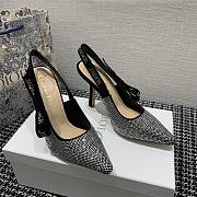 Dior J'Adior Slingback Silver Strass Heels ( 2cm/ 6.5cm/ 9cm) - 6