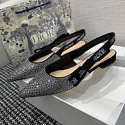 Dior J'Adior Slingback Silver Strass Heels ( 2cm/ 6.5cm/ 9cm) - 4