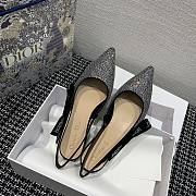 Dior J'Adior Slingback Silver Strass Heels ( 2cm/ 6.5cm/ 9cm) - 2