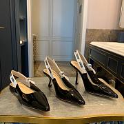 Dior Slingback black patent leather heels (2cm/ 6.5cm/ 9cm) - 1