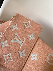 Louis Vuitton Neverfull bicolor cream pink monogram bag 35cm - 2