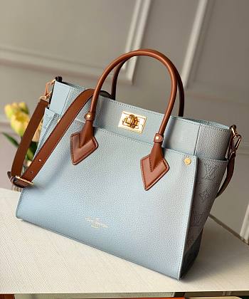 Louis Vuitton On My Side MM in Blue M53823