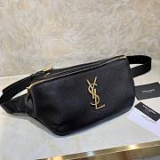 YSL Black Monogram Logo Fanny Pack/Belt Bag - 6