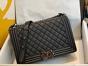 Chanel Le Boy Caviar Black Hardware 28cm Bag - 4