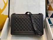 Chanel Le Boy Caviar Black Hardware 28cm Bag - 6