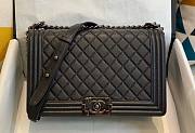 Chanel Le Boy Caviar Black Hardware 28cm Bag - 1