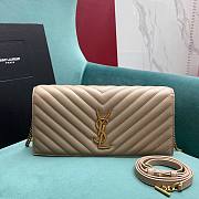 YSL becky beige lampskin leather chain bag - 1