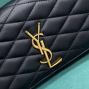 YSL becky quilted black lampskin leather chain bag 02 - 5