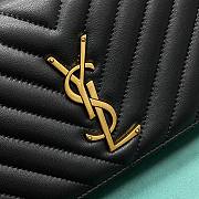 YSL becky black lampskin leather chain bag - 2