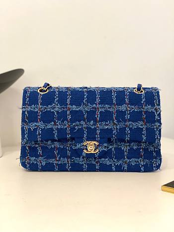 Chanel CF denim tweed bag 25cm