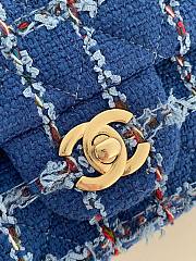 Chanel CF denim tweed bag 20cm - 6