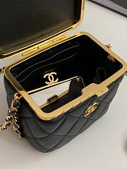 Chanel Vanity Case Quilted Lambskin Small Bag - 4