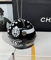 Chanel Helmet Minaudiere black cruise - 4