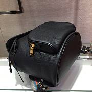 Prada Daino black leather backpack - 6