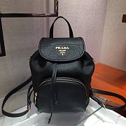 Prada Daino black leather backpack - 5