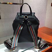 Prada Daino black leather backpack - 3