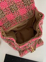 Chanel pink tweed bag - 2