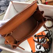 Hermes Kelly 25 togo gold hardware bag - 4