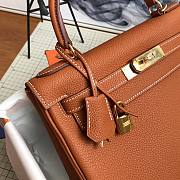 Hermes Kelly 25 togo gold hardware bag - 2