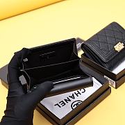 Chanel boy compact black caviar / lambskin wallet - 6