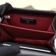 Chanel CC compact black caviar / lambskin wallet - 4